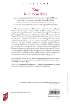Être le numéro deux