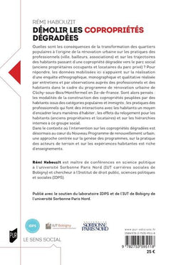 Démolir les copropriétés dégradées