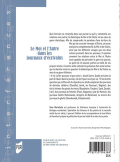 Le Moi et l'Autre dans les journaux d'écrivains