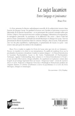 Le sujet lacanien