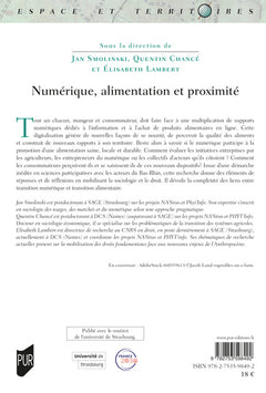 Numérique, alimentation et proximité