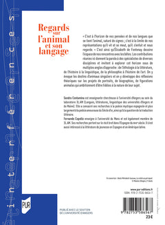 Regards sur l'animal et son langage