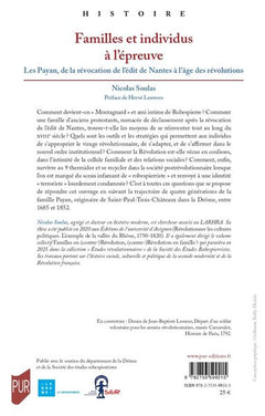 Familles et individus à l'épreuve