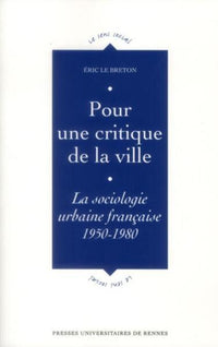 Pour une critique de la ville