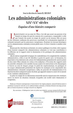 Les administrations coloniales, XIXe-XXe siècles