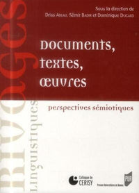 Documents textes œuvres