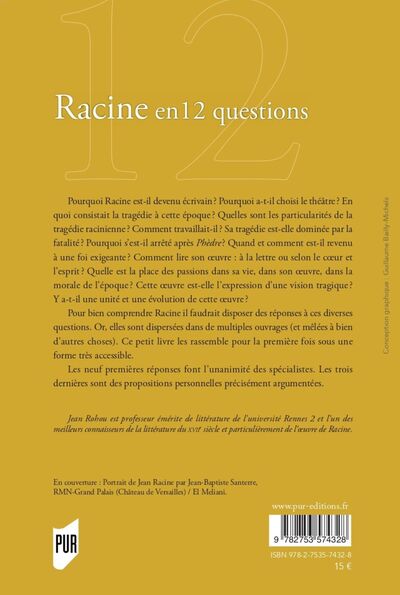 Racine en 12 questions