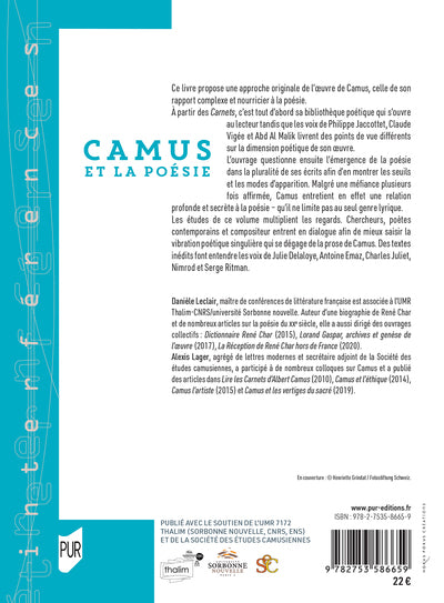 Camus et la poésie