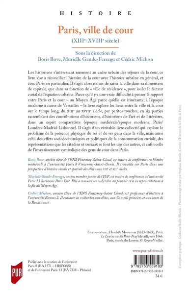 Paris, ville de cour (XIIIe-XVIIIe siècle)
