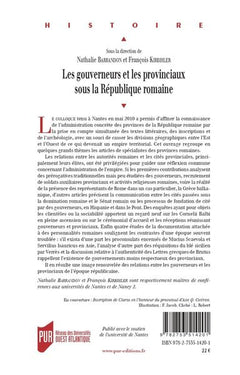 Les gouverneurs et les provinciaux sous la République romaine