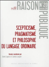 Septicisme, pragmatisme et philosophie du langage ordinaire