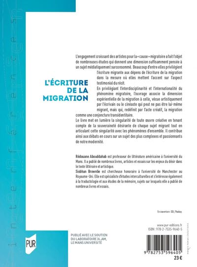 L'écriture de la migration