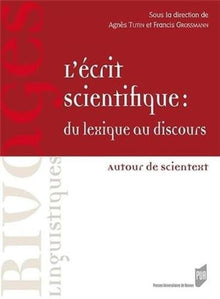 Ecrit scientifique du lexique au discours