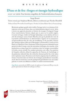 D'eau et de feu : forges et énergie hydraulique