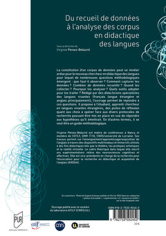 Du Recueil de données à l'analyse des corpus en didactique des langues
