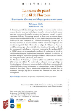 La trame du passé et le fil de l'histoire