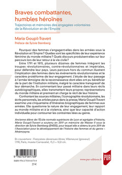 Braves combattantes, humbles héroïnes