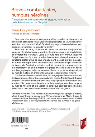 Braves combattantes, humbles héroïnes