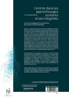 L'entrée dans les apprentissages scolaires et ses inégalités