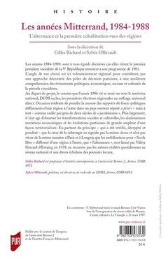Les années Mitterrand, 1984-1988