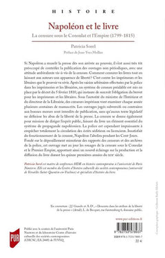 Napoléon et le livre: La censure sous le Consulat et l'Empire