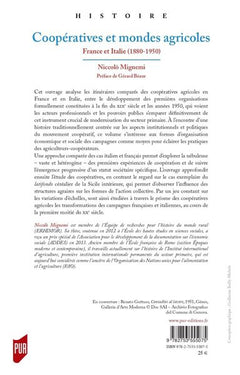 Coopératives et mondes agricoles