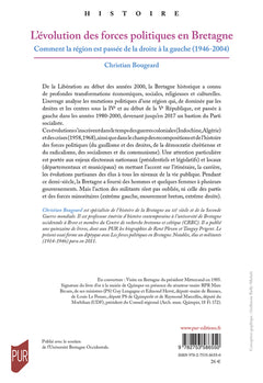 L'évolution des forces politiques en Bretagne