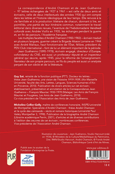 André Chamson - Jean Guéhenno