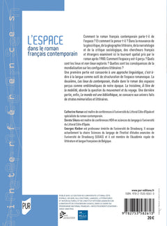 L'espace dans le roman français contemporain