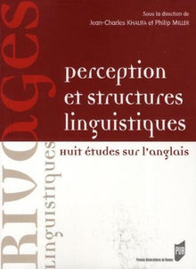 Perception et structures linguistiques