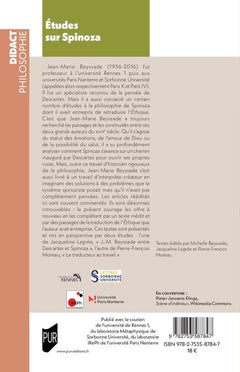 Études sur Spinoza