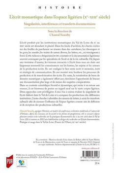 L'écrit monastique dans l'espace ligérien (Xe-XIIIe siècle)