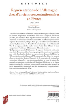 Représentations de l'Allemagne chez d'anciens concentrationnaires en France