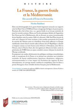 La France, la Guerre froide et la Méditerranée