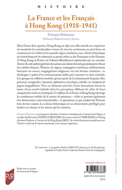 La France et les Français à Hong-Kong (1918-1941)