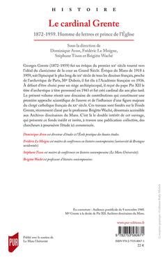 Le cardinal Grente