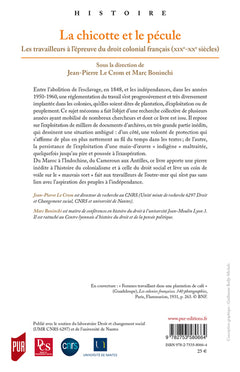 La chicotte et le pécule