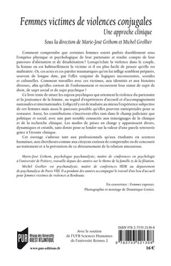 Femmes victimes de violences conjugales