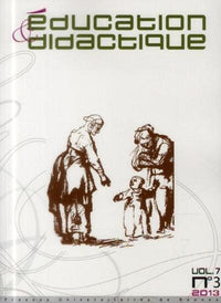 Education et didactique, tome 7, numéro 3