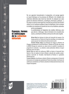 Espaces, formes et métissages de la collection éditoriale