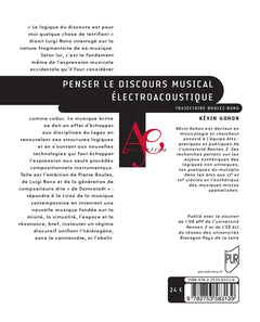 Penser le discours musical électroacoustique