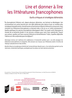 Lire et donner à lire les littératures francophones