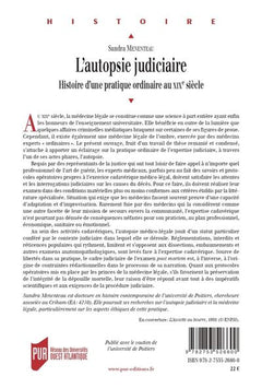 L'autopsie judiciaire