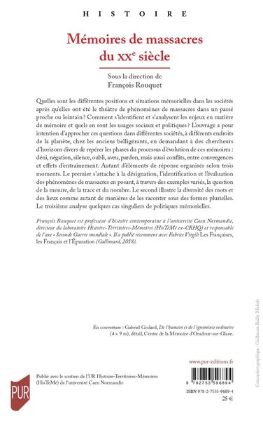 Mémoires de massacres du XXe siècle