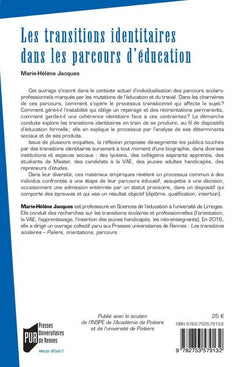 Les transitions identitaires dans les parcours d'éducation