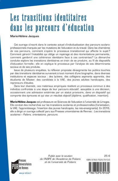 Les transitions identitaires dans les parcours d'éducation