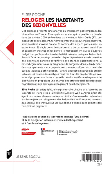 Reloger les habitants des bidonvilles: Un urbanisme en marge