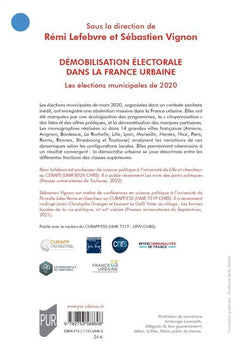 Démobilisation électorale dans la France urbaine