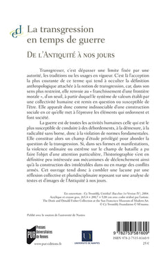 La transgression en temps de guerre