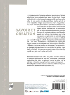 Savoir et création